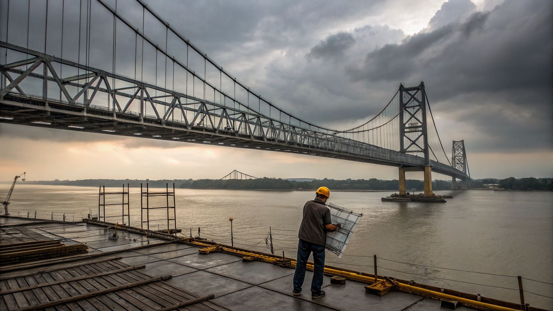 Construction of the Oakwood Great Bridge